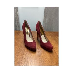 Michael Kors Chantal Suede Platform Pump